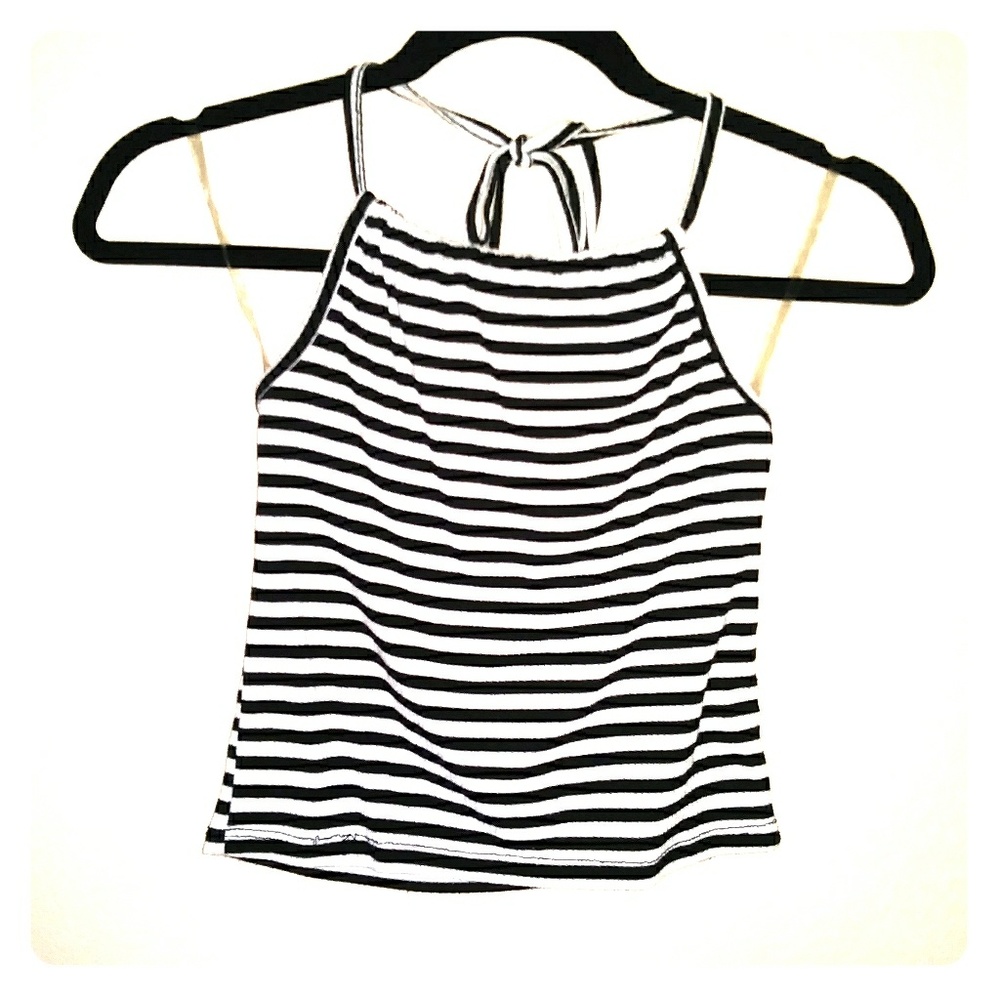 Striped crop top